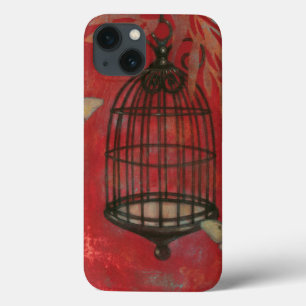 Decorative Birdcage with Butterflies iPhone 13 Case
