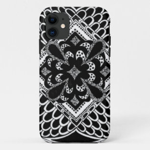 Decorative Black Pattern iPhone 11 Case