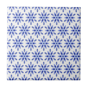 Decorative Blue And White Tile