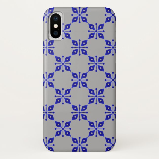 Decorative Blue Design  Case-Mate iPhone Case (Back)