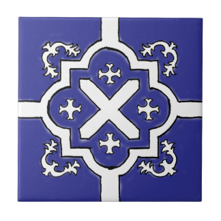 Decorative Blue Spanish Style tile
