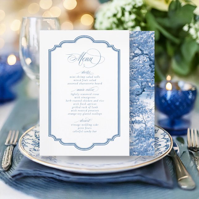 Decorative Border Chinoiserie Pattern Rev ID1094 Menu (Creator Uploaded)