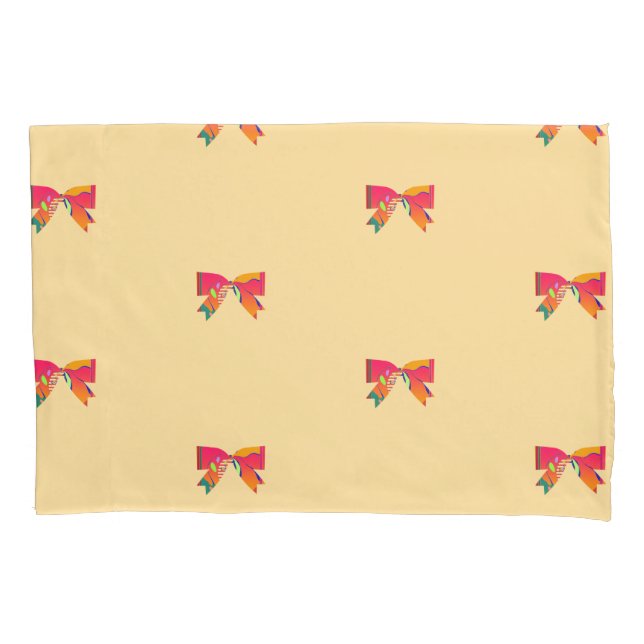 Decorative Bows Pillowcase (Front-Left)