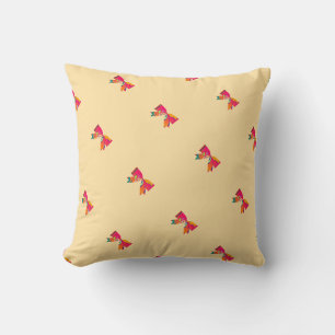 Decorative Bows Throw Pillow