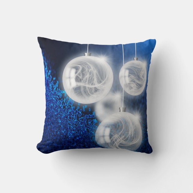 Decorative Bulbs Throw Pillow (Front)