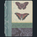 Decorative Butterfly Brocade by Vision Studio iPad Smart Cover<br><div class="desc">This decorative brocade design by Vision Studio features butterflies with floral prints in separate blocks. The tan background of the block featuring the butterflies contrasts nicely with their dark colouring. Order your copy now!</div>