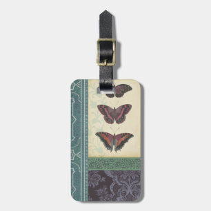 Decorative Butterfly Brocade by Vision Studio Luggage Tag