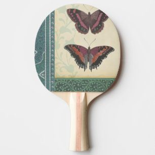 Decorative Butterfly Brocade by Vision Studio Ping Pong Paddle