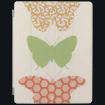 Decorative Butterfly Patterns on Cream Background iPad Smart Cover<br><div class="desc">The cream background of this June Erica Vess piece allows the colours of the butterfly patterns to leap off the print. If you love modern art,  or just love butterflies,  this is the piece for you!</div>