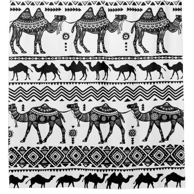 Decorative Camels Seamless Pattern Design (Front)