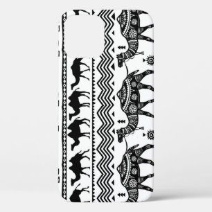 Decorative Camels Seamless Pattern Design iPhone 12 Case