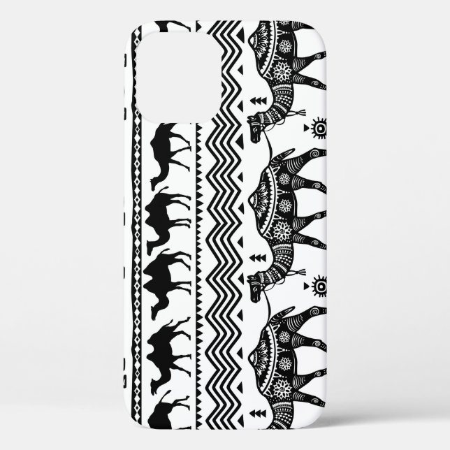 Decorative Camels Seamless Pattern Design Case-Mate iPhone Case (Back)