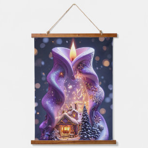 Decorative candle hanging tapestry