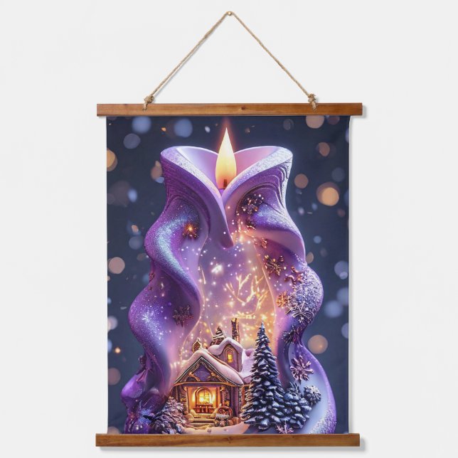 Decorative candle hanging tapestry (Front)