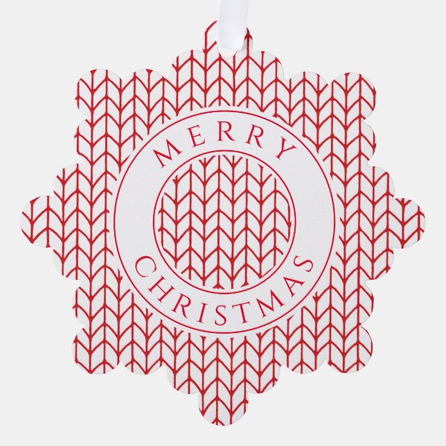 Décorative Carte d'ornement en papier à flocon de neige de la (Recto)