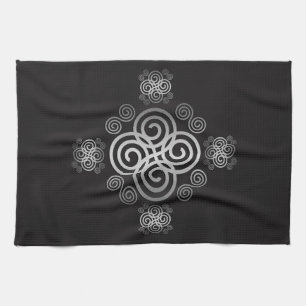 Decorative Celtic design. Kitchen Towel