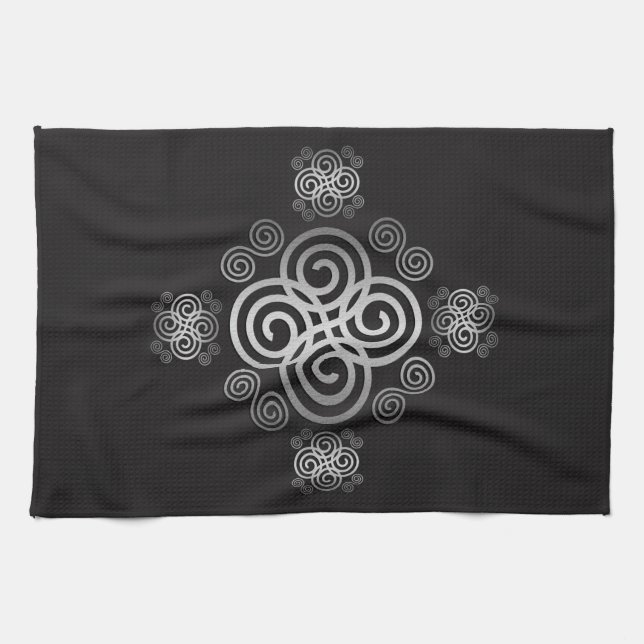 Decorative Celtic design. Kitchen Towel (Horizontal)