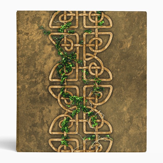Decorative Celtic Knots With Ivy Binder (Front)