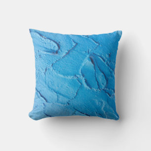 Decorative cement on a wall texture.abstract, aged throw pillow