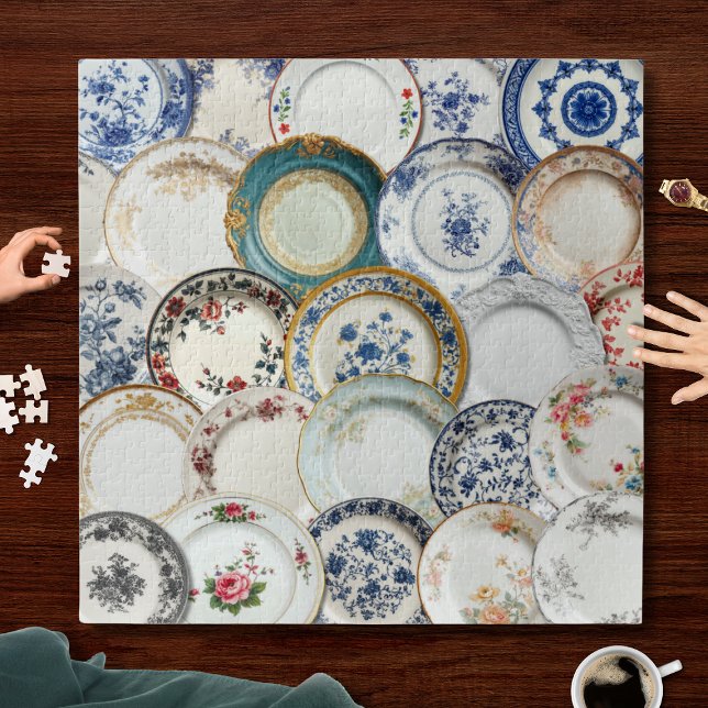 Decorative China Plate Collection Art Jigsaw Puzzle (Creator Uploaded)