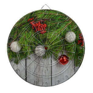 Decorative Christmas Backdrop Dartboard