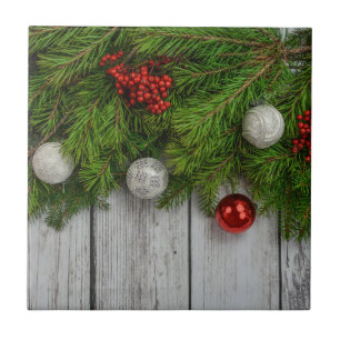 Decorative Christmas Backdrop Tile