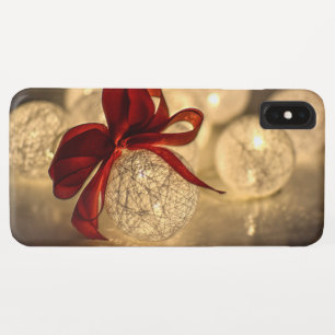 Decorative Christmas Ball and Bow iPhone XS Max Case