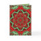 Decorative Christmas card with fantasy Flower