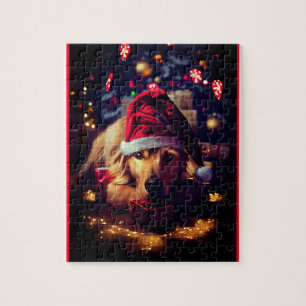 Decorative Christmas Dog  Jigsaw Puzzle