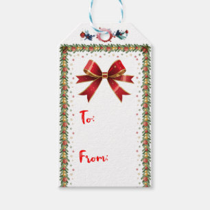 Decorative Christmas Gift Gift Tags