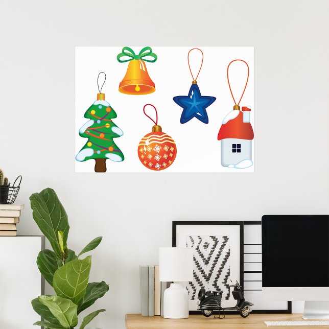 Decorative Christmas Ornaments Poster (Creator Uploaded)