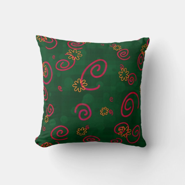 Decorative Christmas Throw Pillow (Front)