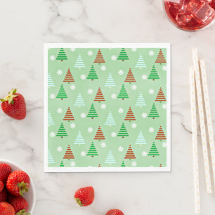 Decorative Christmas tree pattern Napkin