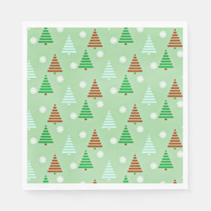 Decorative Christmas tree pattern Napkin