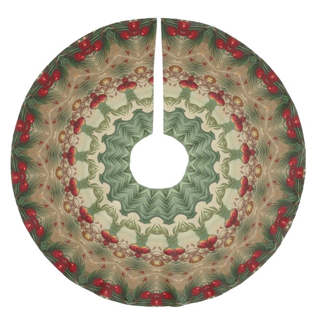 Decorative Christmas Tree Skirt (Front)
