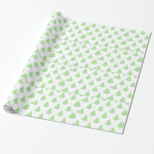 Decorative Christmas Tree Wrapping Paper