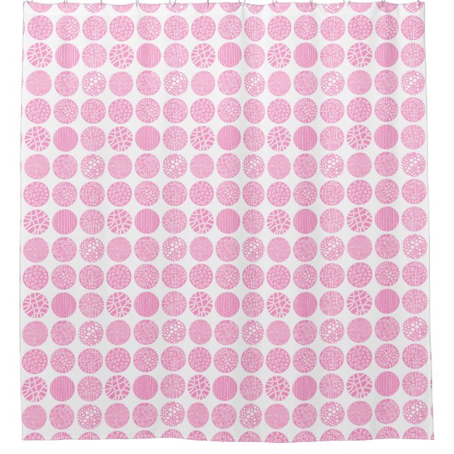 Decorative Circles - Pink and White (Front)