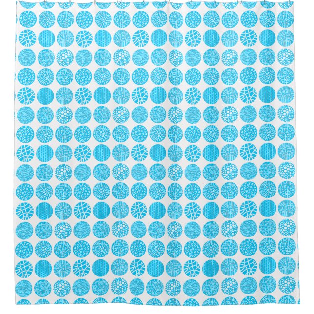 Decorative Circles - Sky Blue and White (Front)