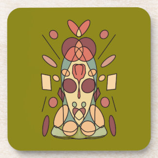 Decorative coach pillow  coaster