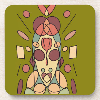 Decorative coach pillow  coaster