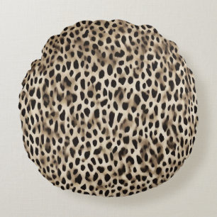 Decorative Cojin with Skin Imitation Design Round Pillow