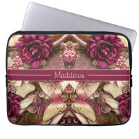 Decorative Collage Butterflies And Roses