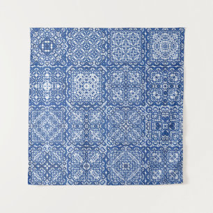 Decorative color ceramic azulejo tiles. Colored de Tapestry