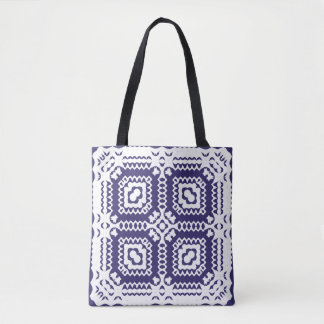 Decorative color ceramic azulejo tiles. Vintage se Tote Bag