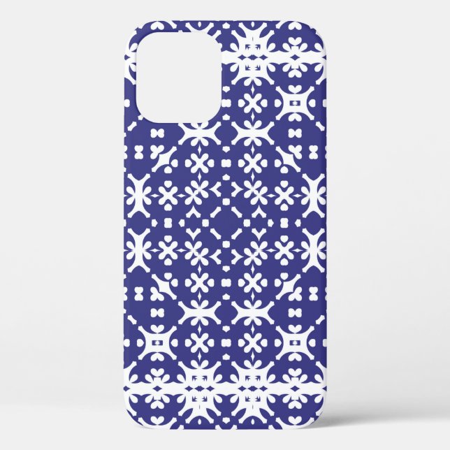 Decorative colour ceramic azulejo tiles. Minimal d Case-Mate iPhone Case (Back)