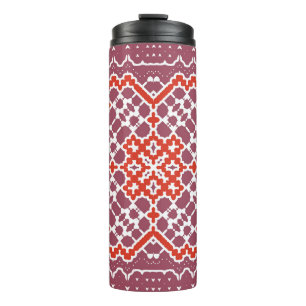 Decorative colour ceramic talavera tiles. Bathroom Thermal Tumbler