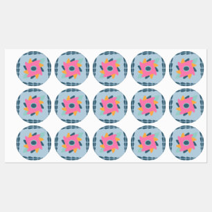 Decorative colourful tile