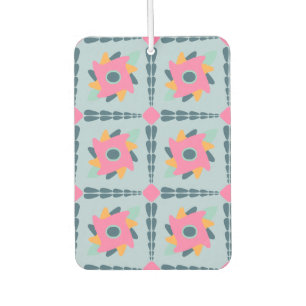 Decorative colourful tile air freshener