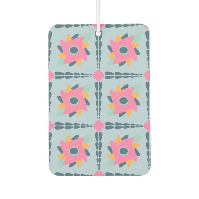 Decorative colourful tile air freshener (Front)
