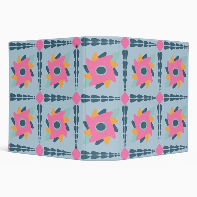 Decorative colourful tile binder (Background)